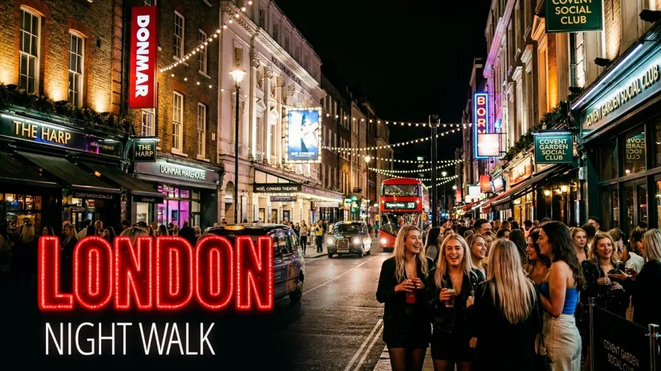 London Walking Tour: Exploring West End, Piccadilly Circus & Soho at Night